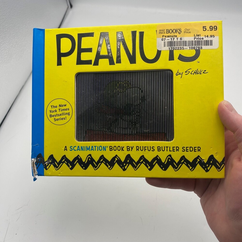 Peanuts: A Scanimation Book - Hardcover By Seder, Rufus Butler - Acceptable
